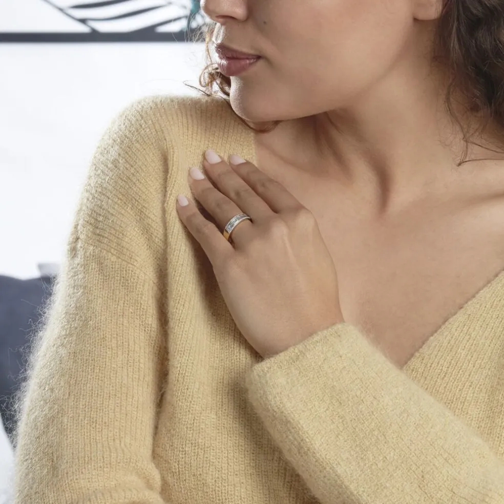 Bague Eugenie Or Jaune Diamant