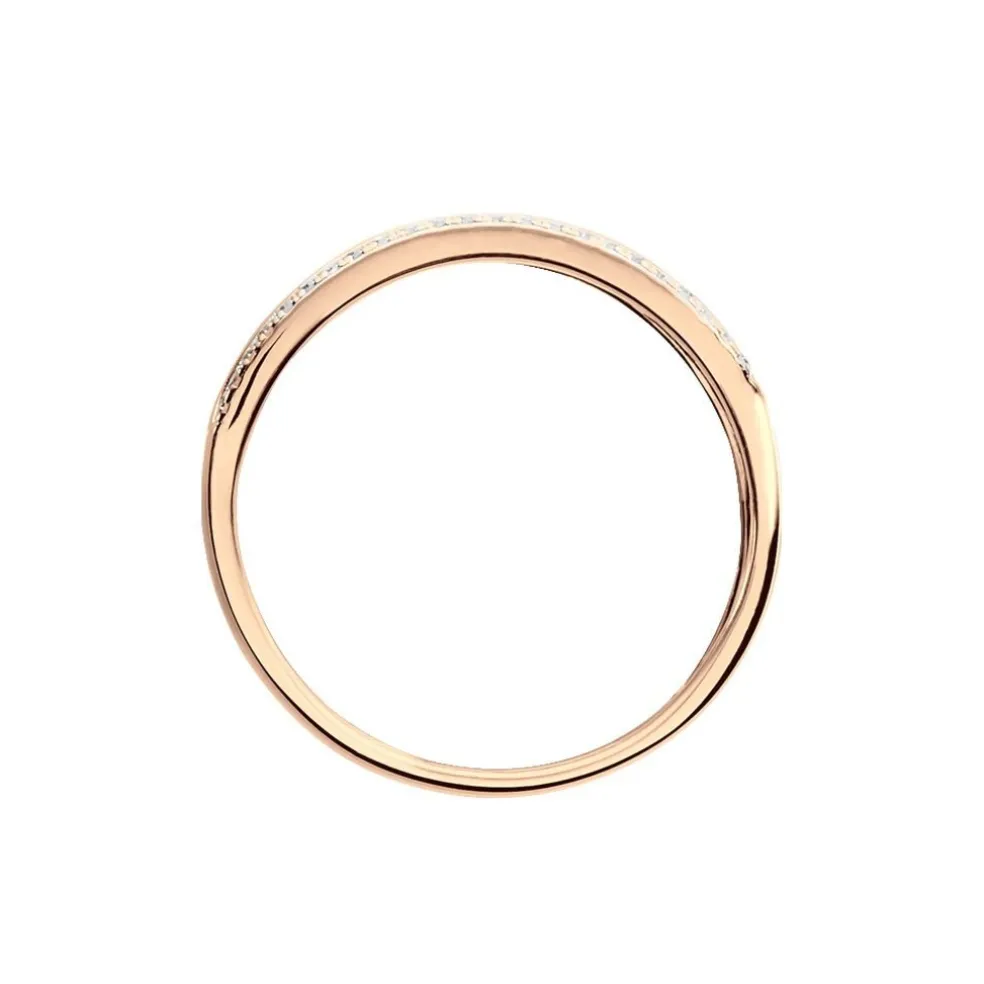 Bague Eugenie Or Rose Diamant