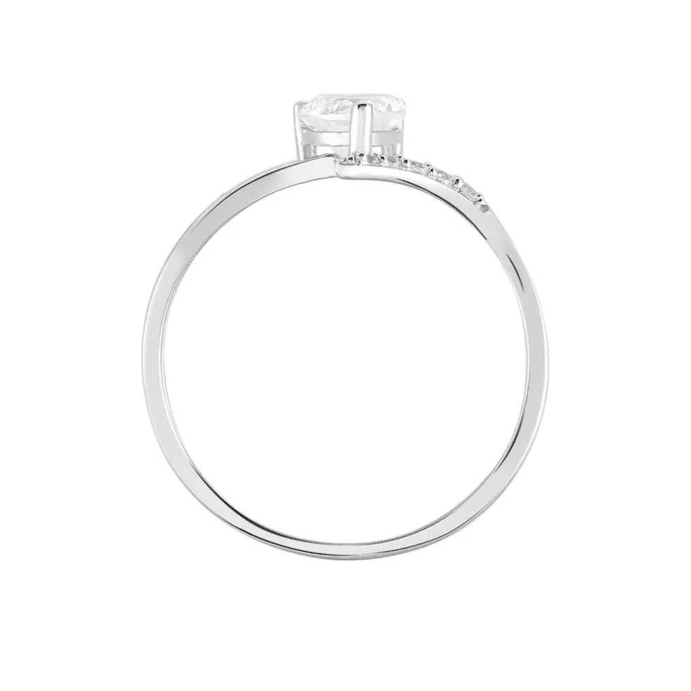 Bague Eva Or Blanc Oxyde De Zirconium