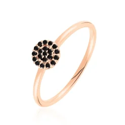 Bague Fares Argent Rose Spinelle