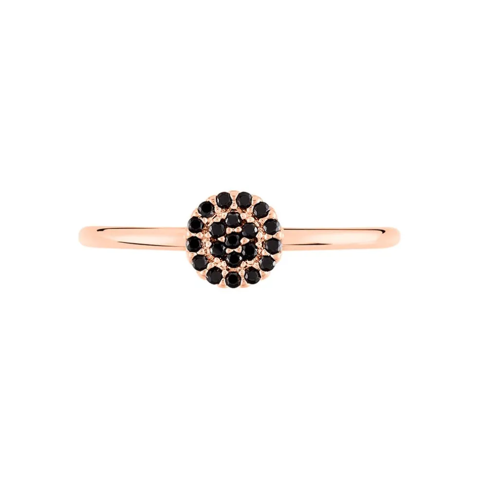Bague Fares Argent Rose Spinelle