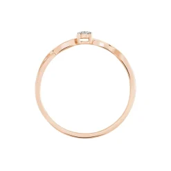 Bague Farila Or Rose Diamant