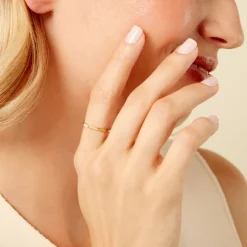 Bague Fino Acier Jaune