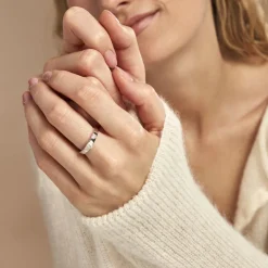 Bague Frey Argent Blanc Oxyde De Zirconium