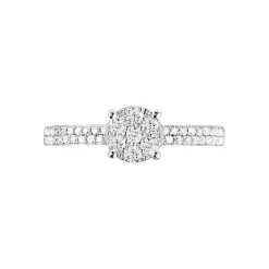 Bague Frika Or Blanc Diamant