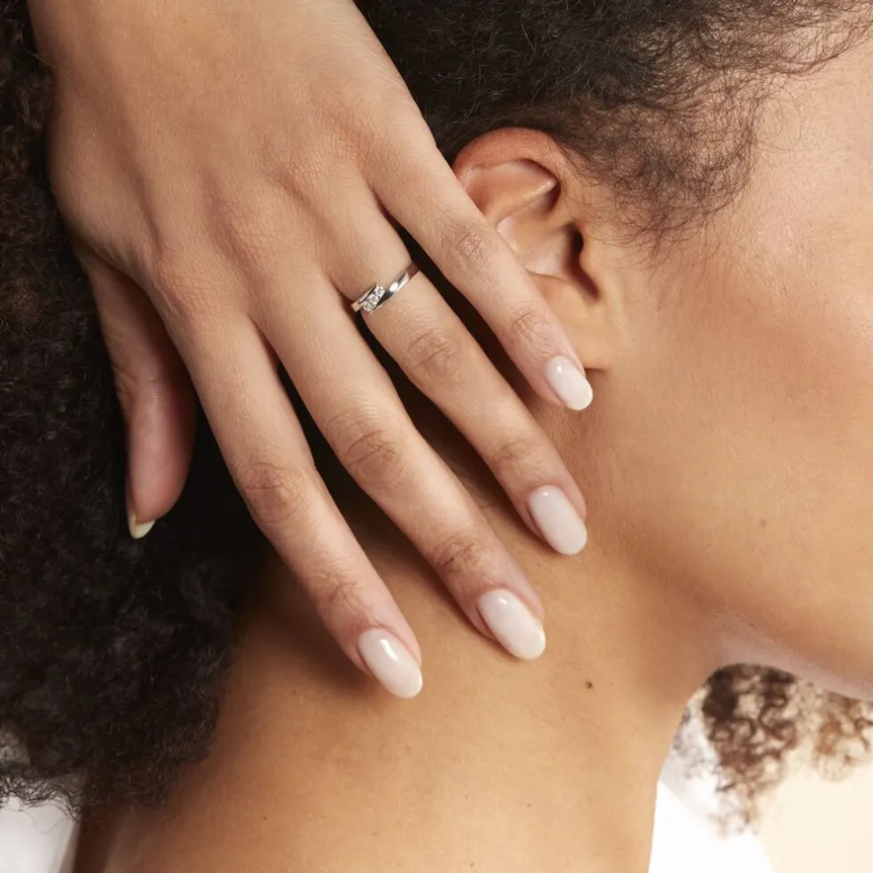 Bague Galya Or Blanc Diamant