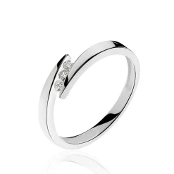 Bague Galya Or Blanc Diamant