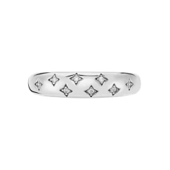 Bague Garrett Argent Blanc Oxyde De Zirconium