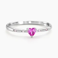 Bague Gemmie Argent Blanc Oxyde De Zirconium