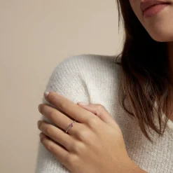 Bague Gemmie Argent Blanc Oxyde De Zirconium