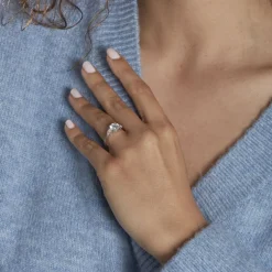 Bague Giana Or Blanc Oxyde De Zirconium