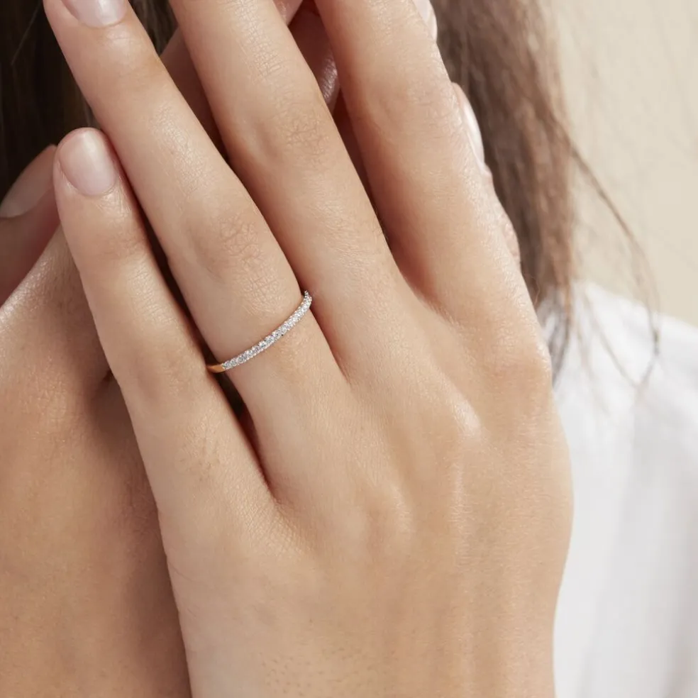 Bague Gizella Or Jaune Diamant