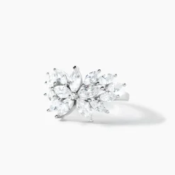 Bague Glow Up Argent Blanc Oxyde De Zirconium