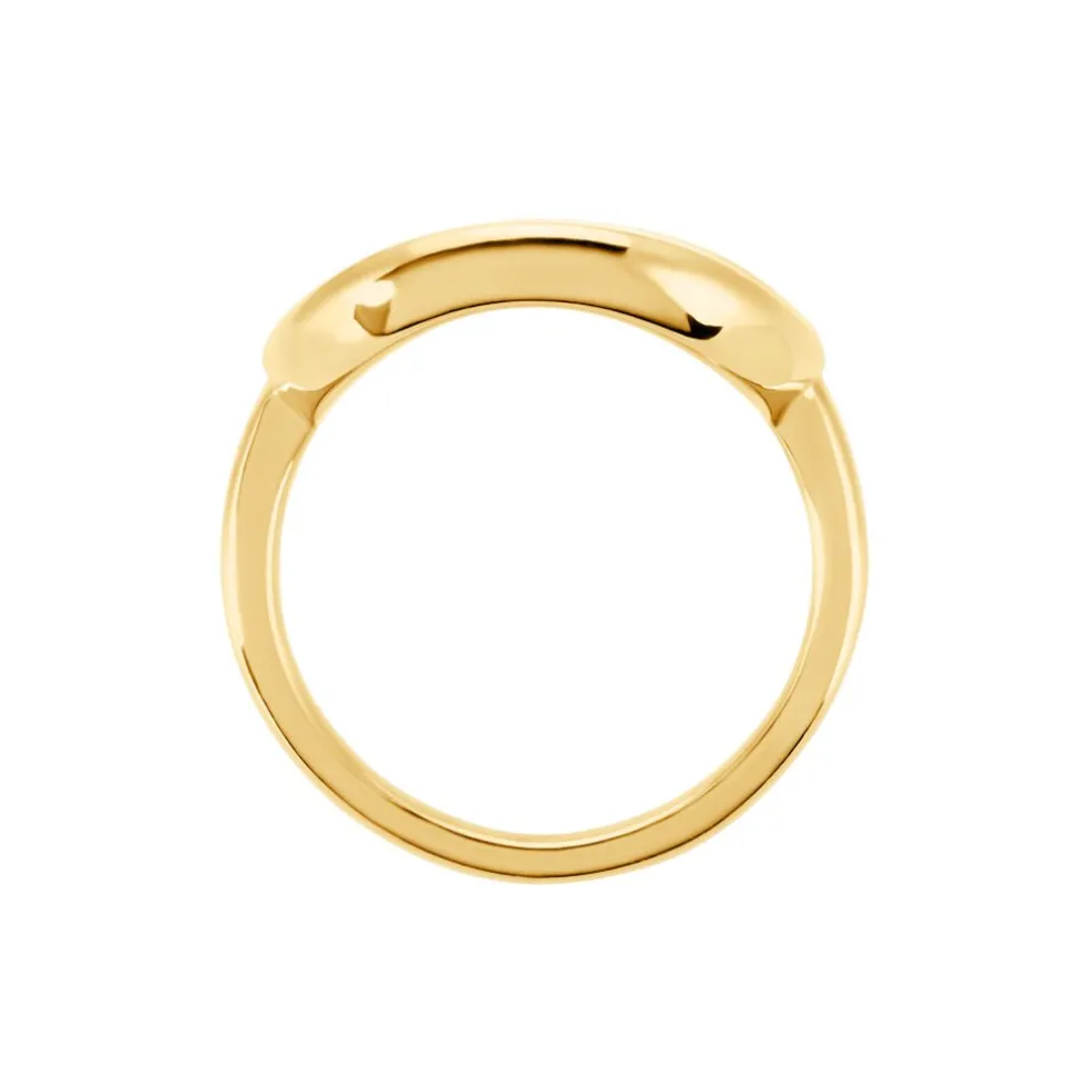 Bague Gold Aura Acier Jaune