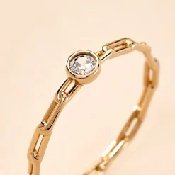 Bague Grady Plaqué Or Jaune Oxyde De Zirconium