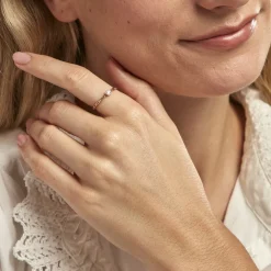Bague Grady Plaqué Or Jaune Oxyde De Zirconium