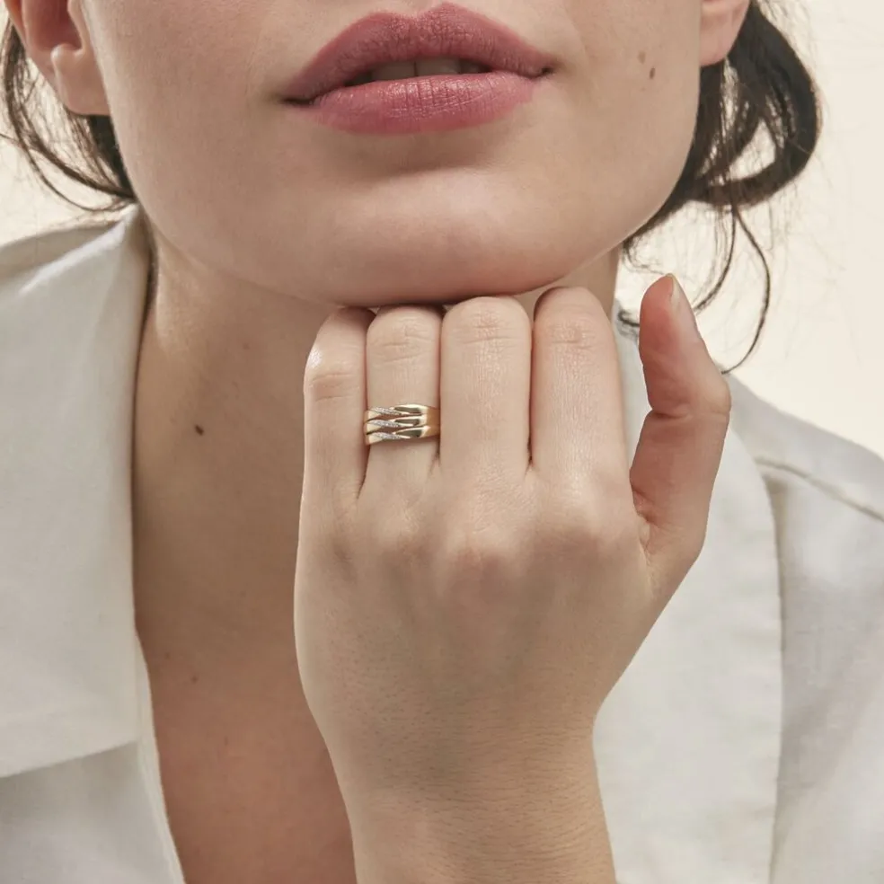 Bague Grasiella Or Jaune Diamant