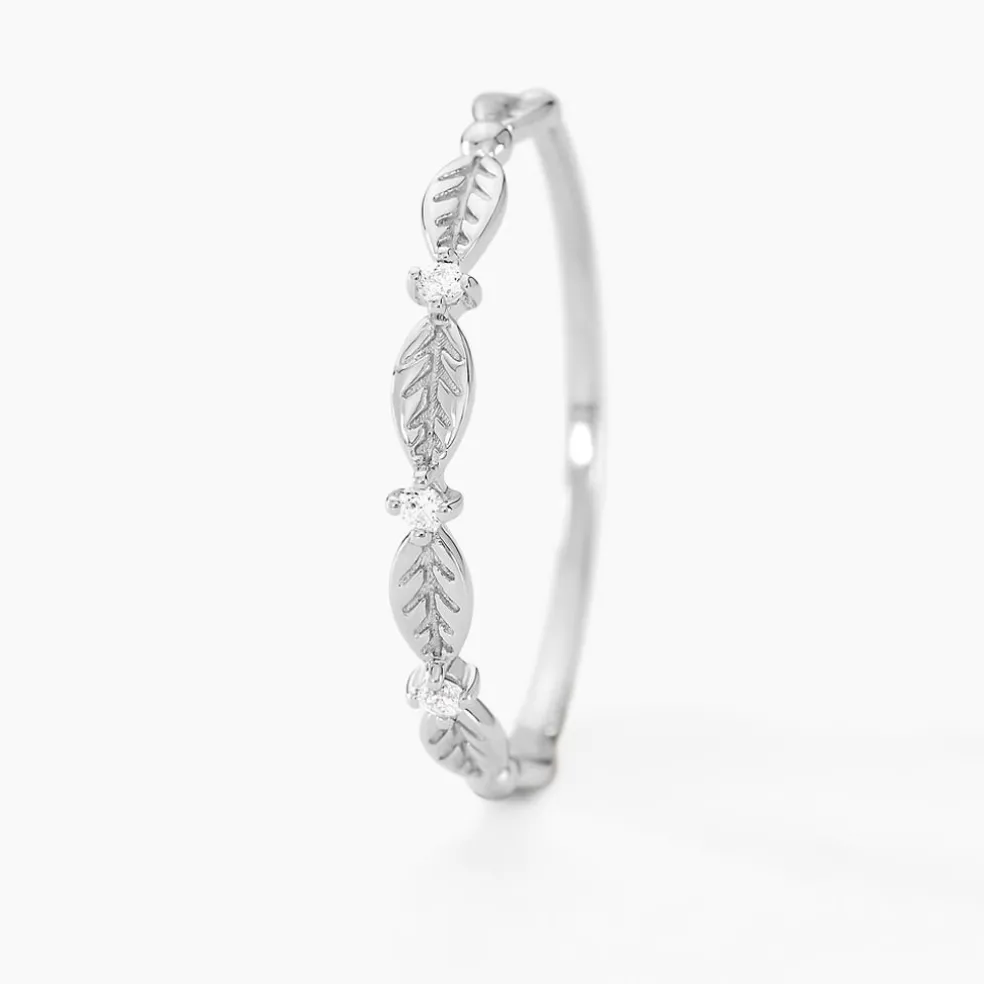 Bague Gypsiee Argent Blanc Oxyde De Zirconium