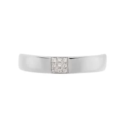 Bague Hajila Or Blanc Diamant
