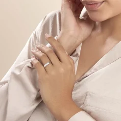 Bague Hajila Or Blanc Diamant
