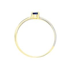 Bague Hannah Or Bicolore Saphir