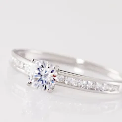 Bague Harem Or Blanc Oxyde