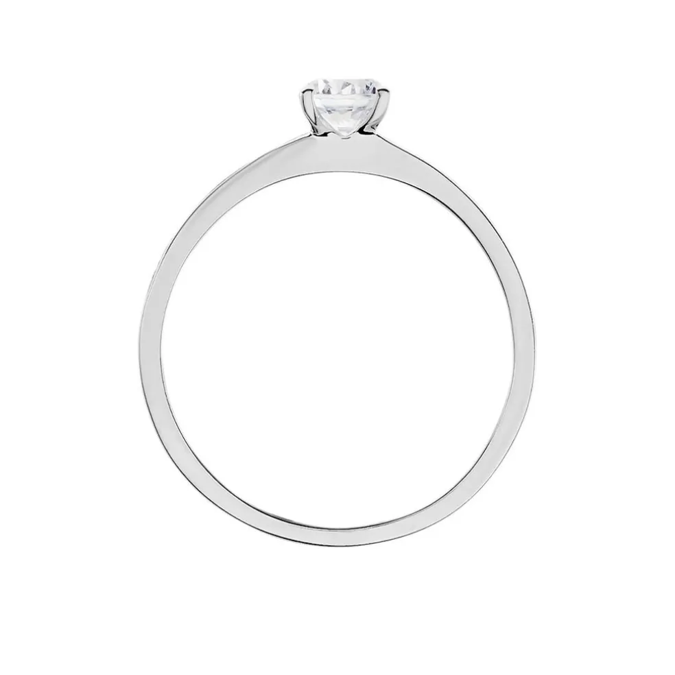 Bague Harem Or Blanc Oxyde