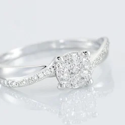 Bague Hebe Or Blanc Diamant