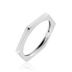 Bague Heluna Argent Blanc