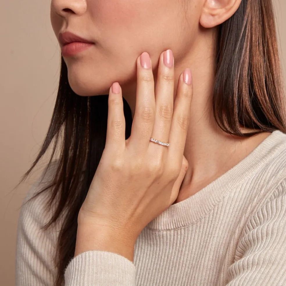 Bague Ilean Or Jaune Oxyde De Zirconium