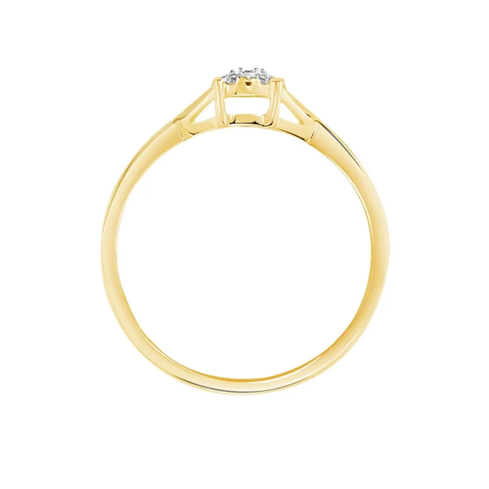 Bague Imelie Or Jaune Diamant