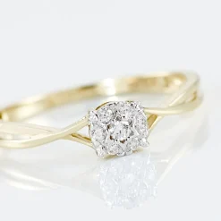 Bague Imelie Or Jaune Diamant