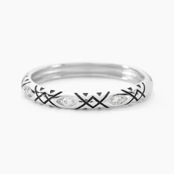 Bague Imogen Argent Blanc Oxyde De Zirconium