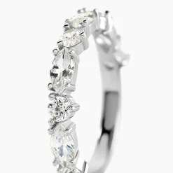 Bague Indira Argent Blanc Oxyde De Zirconium