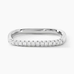 Bague Infini Pop Argent Blanc Oxyde De Zirconium