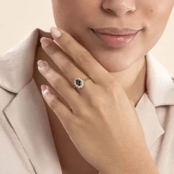 Bague Insaf Plaqué Or Jaune Oxyde De Zirconium