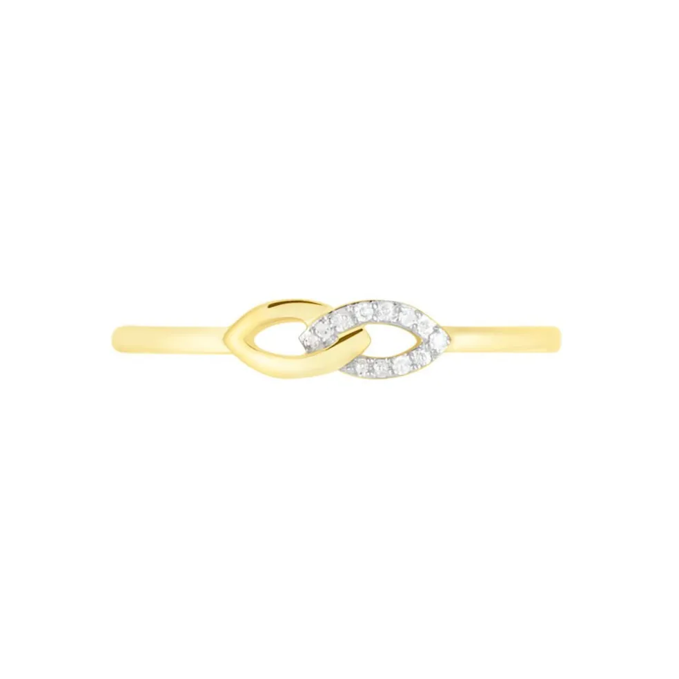Bague Irla Or Jaune Diamant