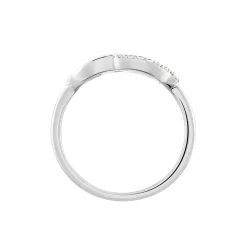 Bague Isabel Argent Blanc Oxyde De Zirconium