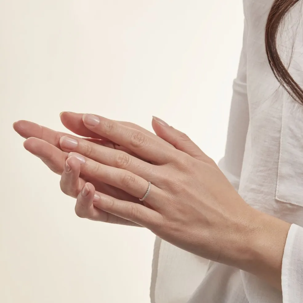 Bague Jannike Argent Blanc Oxyde De Zirconium