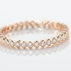 Bague Jannike Argent Rose Oxyde De Zirconium