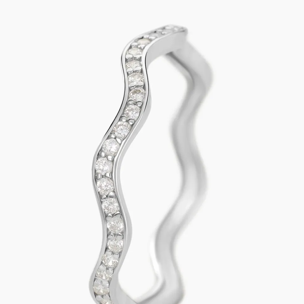 Bague Jasmyn Argent Blanc Oxyde De Zirconium