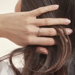 Bague Jasmyn Argent Blanc Oxyde De Zirconium