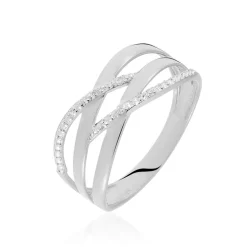 Bague Joassine Or Blanc Diamant
