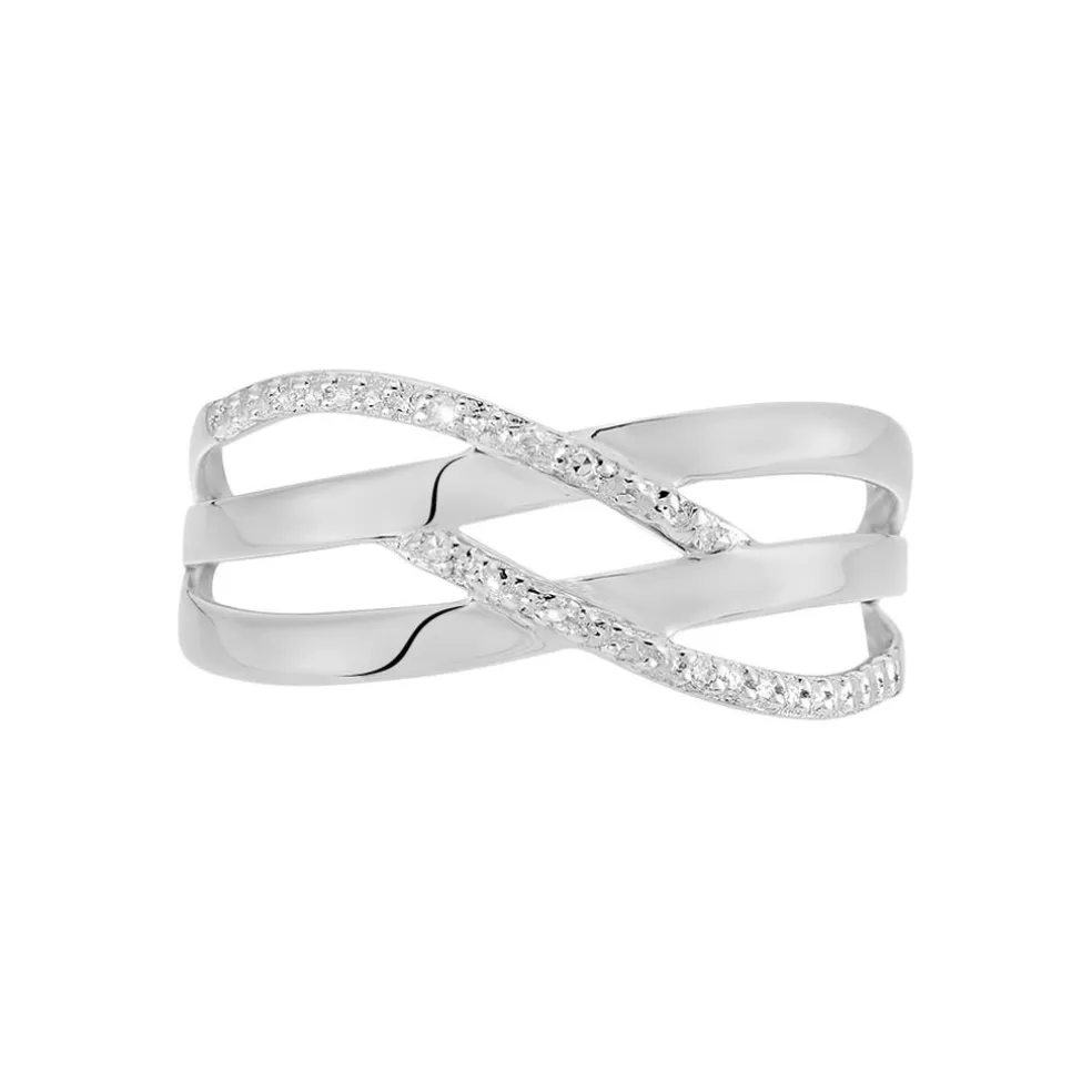 Bague Joassine Or Blanc Diamant