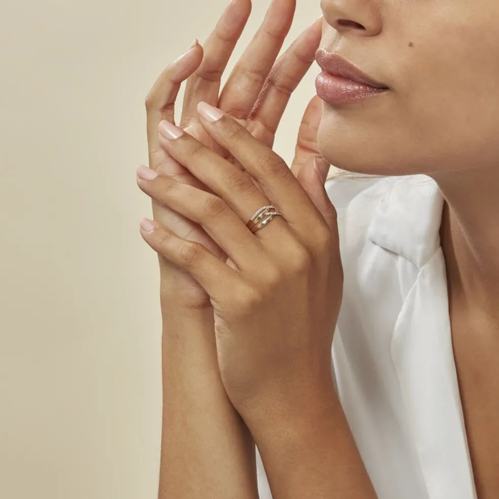 Bague Joassine Or Jaune Diamant