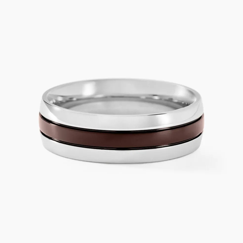 Bague John Acier Bicolore