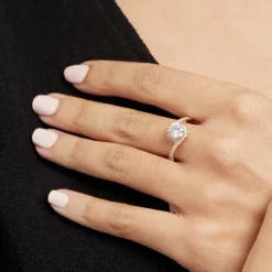 Bague Joisse Plaqué Or Oxyde De Zirconium