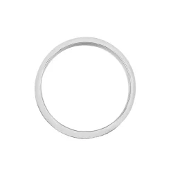 Bague Jonc Maewen Acier Blanc