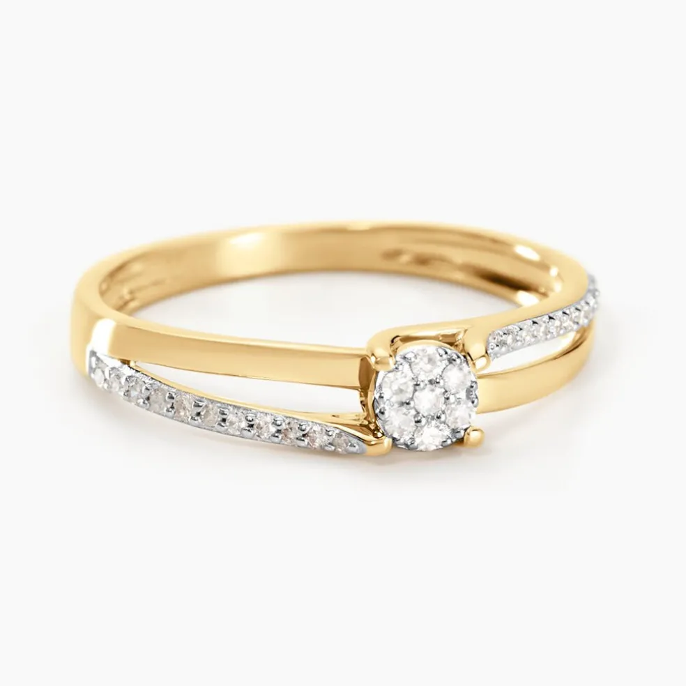 Bague Josane Or Jaune Diamant