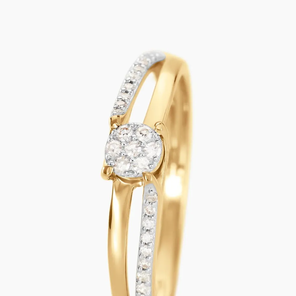 Bague Josane Or Jaune Diamant